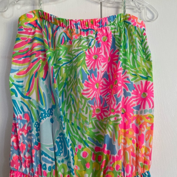 Lilly Pulitzer Daisy Strapless Romper - Picture 2 of 8